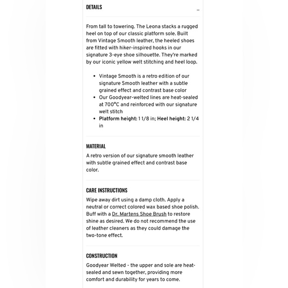 Doc Martens Heeled Boots -LAST PAIR - Picture 14 of 14